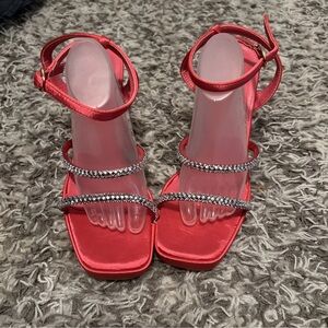 Elegant pink Strappy Women's Sandals